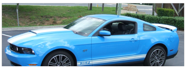 Picture of 2011-14 Mustang Rocker Side Stripes - 305 HP Name