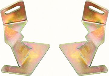 Show details for 1968-72 Chevy II / Nova Lower Windshield Reveal Molding Corner Clips - PR  Picture of 1968-72 Chevy II / Nova Lower Windshield Reveal Molding Corner Clips - PR