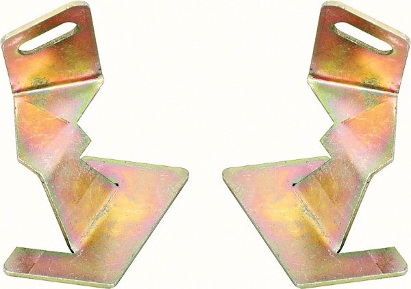 Picture of 1968-72 Chevy II / Nova Lower Windshield Reveal Molding Corner Clips - PR 