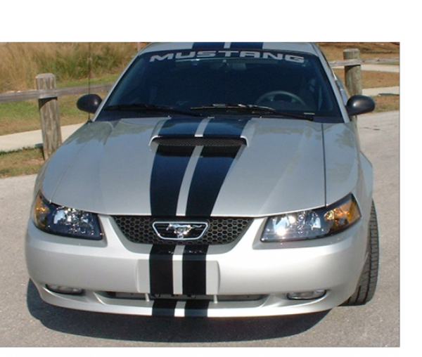 Picture of 1999-04 Mustang Lemans Racing Stripes - Hardtop - Hood Scoop