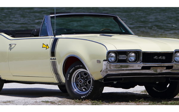 Picture of 1968 Oldsmobile 442 Stripe or Paint Stencil Kit
