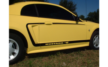 Show details for 1999-04 Mustang C-Stripe - Mustang Name with Pony - Cutouts Picture of 1999-04 Mustang C-Stripe - Mustang Name with Pony - Cutouts