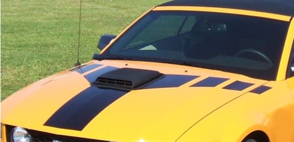 Picture of 2005-09 Mustang Shaker Solid Nose Fader Stripe Kit