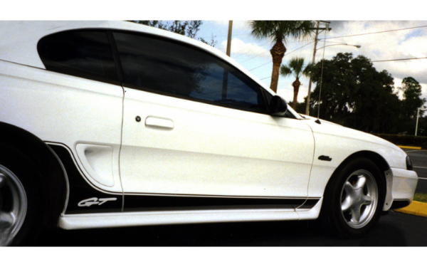 Picture of 1994-98 Mustang GT Rocker Side Stripe - GT Name