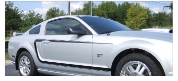 Show details for 2005-09 Mustang Side C-Stripe Kit Picture of 2005-09 Mustang Side C-Stripe Kit