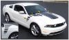 Picture of 2010-12 Mustang Triple Hood Bulge Stripe with Fader Decal Kit