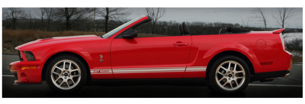 Picture of 2005-09 Mustang Shelby GT500 Rocker Side Stripe Kit