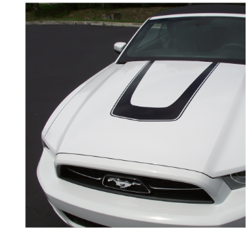Show details for 2010-14 Mustang U-Shaped Hood Decal Kit Picture of 2010-14 Mustang U-Shaped Hood Decal Kit