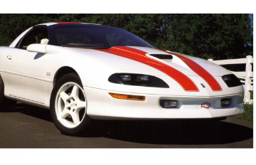 Show details for 1993-97 Camaro SS Stripe Kit - CONVERTIBLE Picture of 1993-97 Camaro SS Stripe Kit - CONVERTIBLE