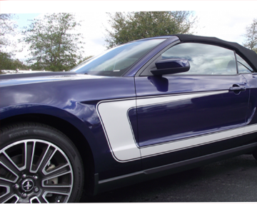 Show details for 2010-14 Mustang Side Body C-Stripe Kit Picture of 2010-14 Mustang Side Body C-Stripe Kit