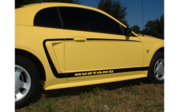 Show details for 1999-04 Mustang C-Stripe Kit with Mustang Name Cutout Picture of 1999-04 Mustang C-Stripe Kit with Mustang Name Cutout