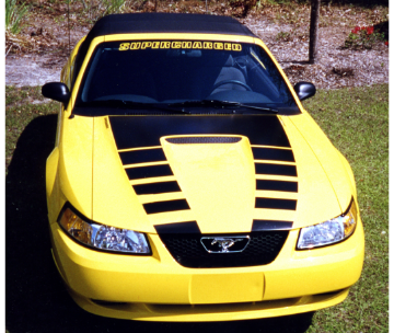 Show details for 1999-03 Mustang Fade Hood Decal Kit - Flat Hood models Picture of 1999-03 Mustang Fade Hood Decal Kit - Flat Hood models