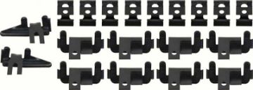 Show details for 1963-64 Impala 2 Door Hardtop Windshield Molding Clip Set  Picture of 1963-64 Impala 2 Door Hardtop Windshield Molding Clip Set