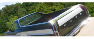 Show details for 1973-76 Ford Ranchero GT - Mid Body Side and Tailgate Stripe Kit Picture of 1973-76 Ford Ranchero GT - Mid Body Side and Tailgate Stripe Kit