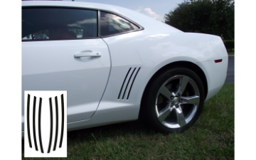Show details for 2010-15 Camaro Side Body Vent Decal Accents Picture of 2010-15 Camaro Side Body Vent Decal Accents