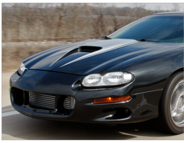 Picture of 1998-02 Camaro SS Hood Scoop Blackout - Manta Hood Stripe