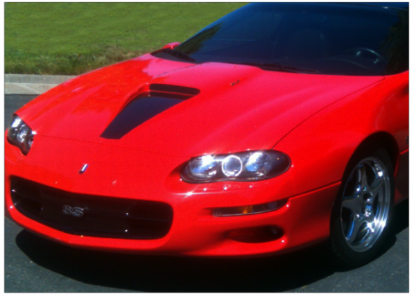 Picture of 1998-02 Camaro SS Hood Scoop Insert - Teardrop Decal