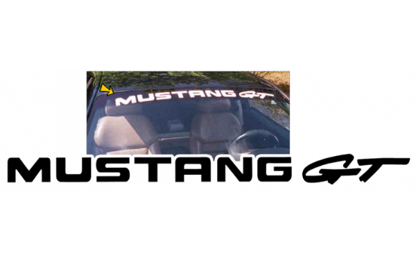 Picture of Mustang GT Windshield Decal - 3" x 40"