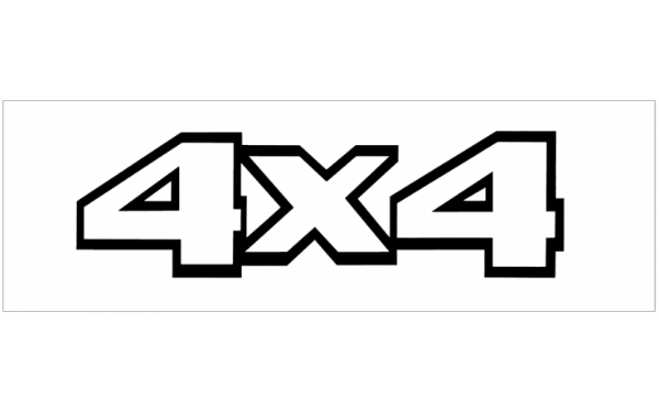 Picture of Ford Truck 4x4 Decal - 2.7" x 9"