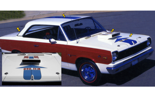 Picture of 1969 AMC Americian Motors SC Rambler Stripe Kit