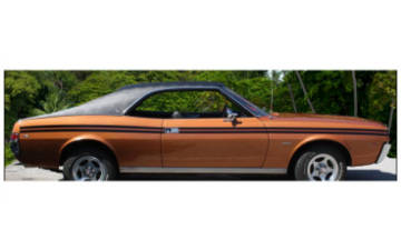 Show details for 1969 ½ AMC Americian Motors Javelin SST Stripe Kit Picture of 1969 ½ AMC Americian Motors Javelin SST Stripe Kit
