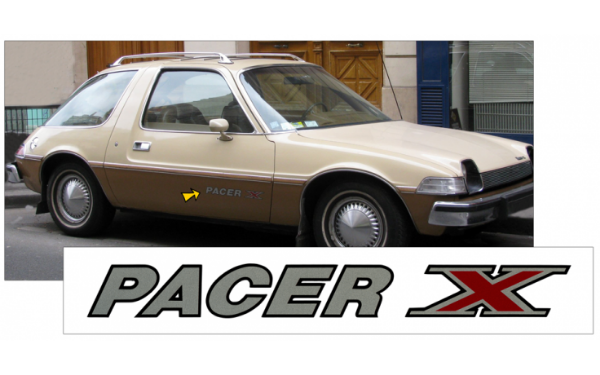 Picture of 1975-77 AMC Americian Motors Pacer X Name Decal Set