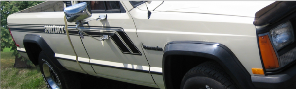 Picture of 1987-90 Jeep Comanche SPORTRUCK Side Stripe Kit - One Color Format