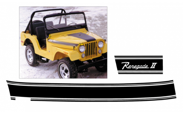 Picture of 1971 Jeep - Renegade II - Hood Stripe Kit