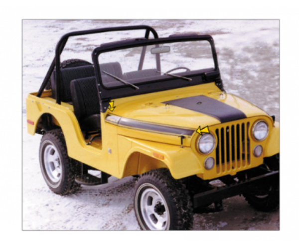 Picture of 1970 Jeep - Renegade 1 - Hood Stripe Kit