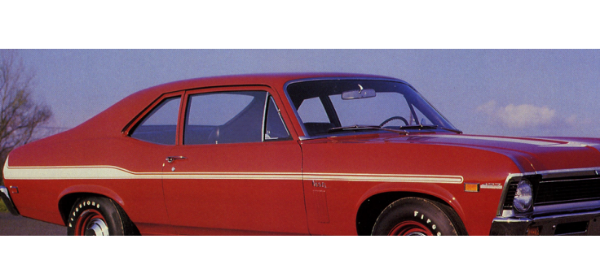 Picture of 1969-72 Chevy Nova Side and Hood Stripe Kit