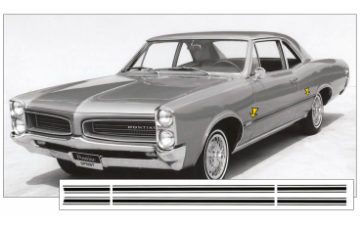 Show details for 1966 Pontiac Lemans Sprint Stripe Kit - No Name Picture of 1966 Pontiac Lemans Sprint Stripe Kit - No Name
