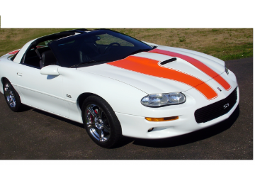 Show details for 1998-02 Camaro SS Stripe Kit - T-Top with T-Top Stripes Picture of 1998-02 Camaro SS Stripe Kit - T-Top with T-Top Stripes