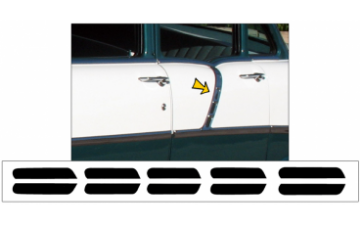 Show details for 1956 Chevy Bel Air Upper Paint Divider Insert Decal Kit - Sedan Picture of 1956 Chevy Bel Air Upper Paint Divider Insert Decal Kit - Sedan