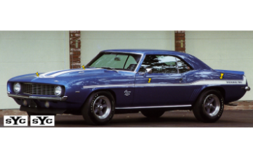 Show details for 1969 Chevy Camaro SYC Yenko Stripe Kit Picture of 1969 Chevy Camaro SYC Yenko Stripe Kit
