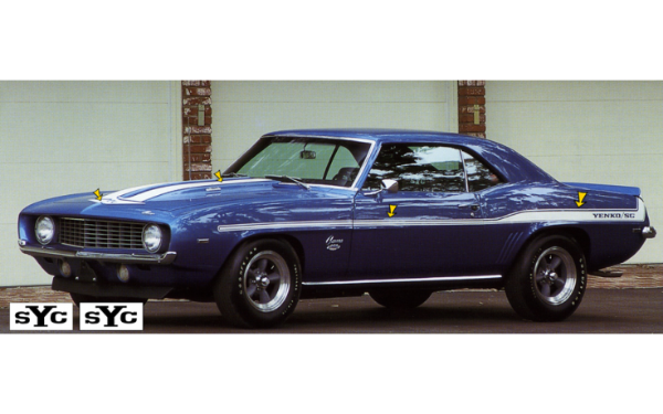 Picture of 1969 Chevy Camaro SYC Yenko Stripe Kit