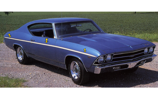 Picture of 1969 Chevy Chevelle SS Body Stripe Kit