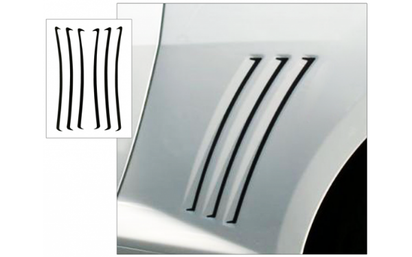 Picture of 2010-15 Camaro Sculptured Side Body Vent Decal Accents
