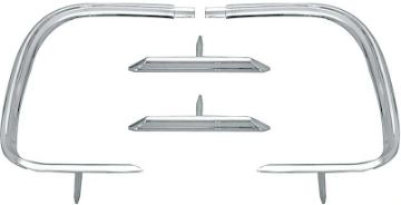 Show details for 1968 Dodge Charger Four Piece Outer Tail Panel Trim Molding Set Picture of 1968 Dodge Charger Four Piece Outer Tail Panel Trim Molding Set