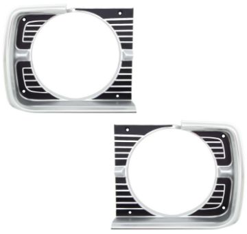 Show details for 1968 Dodge Dart Headlamp Bezel Package - LH and RH Picture of 1968 Dodge Dart Headlamp Bezel Package - LH and RH