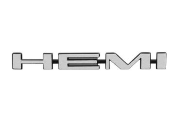 Show details for 1969 Mopar B-Body Hemi Hood Emblem Fits Air Grabber / Ram Charger Hoods Picture of 1969 Mopar B-Body Hemi Hood Emblem Fits Air Grabber / Ram Charger Hoods