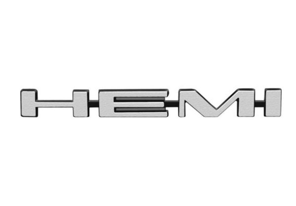 Picture of 1969 Mopar B-Body Hemi Hood Emblem Fits Air Grabber / Ram Charger Hoods