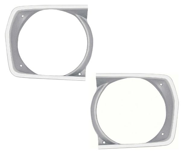 Picture of 1971 1972 Duster 340 / Duster Twister Sharktooth Grill Headlamp Bezels