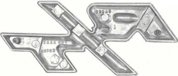 Show details for 1970 Dodge Coronet "R/T" Rear Tail Panel Emblem Picture of 1970 Dodge Coronet "R/T" Rear Tail Panel Emblem