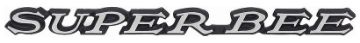Show details for 1971 Dodge SUPER BEE Front Fender Emblem Picture of 1971 Dodge SUPER BEE Front Fender Emblem