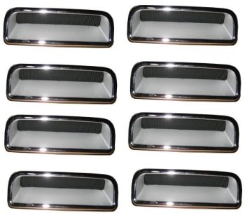 Show details for 1971 Barracuda Cuda Fender Louvers Gills 8 Piece Package  Picture of 1971 Barracuda Cuda Fender Louvers Gills 8 Piece Package