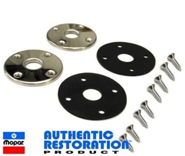 Picture of 1970-1974 E-Body Dodge Challenger Hood Pin Bezels