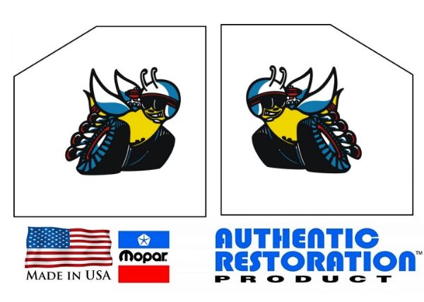 Picture of Dodge Challenger Charger Dart Demon Scat Pack Window Bees Decals