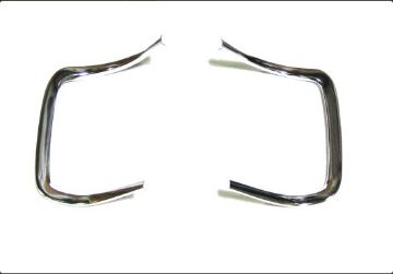 Show details for 1968 1969 Dodge Charger Corner Grille Trim Mouldings Set  Picture of 1968 1969 Dodge Charger Corner Grille Trim Mouldings Set