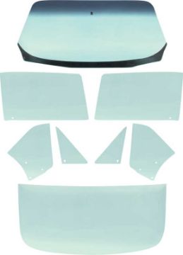 Show details for 1967 Camaro / Firebird Coupe 8 Piece Tinted Glass Kit  Picture of 1967 Camaro / Firebird Coupe 8 Piece Tinted Glass Kit