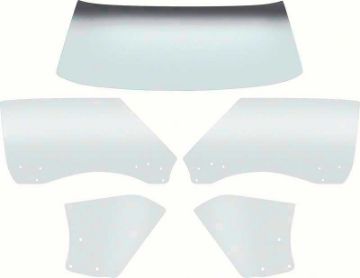 Show details for 1968-69 Camaro / FirebirdConvertible 5 Piece Clear Glass Kit  Picture of 1968-69 Camaro / FirebirdConvertible 5 Piece Clear Glass Kit